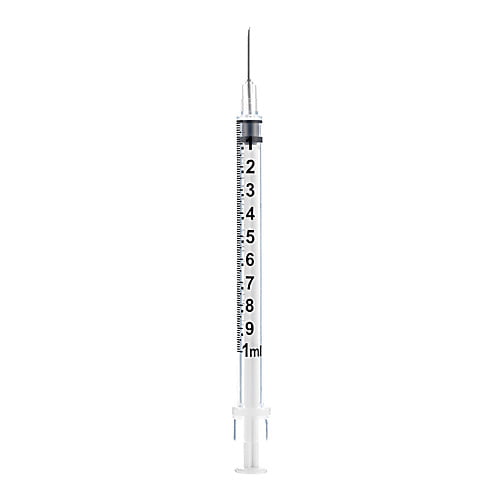 Sol-Millennium 182025 SOL-M 1ml Syringe w Fixed Needle 25 Gauge 1 Inch