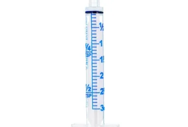 Sol-Millennium ORL071 Sol-M 3mL Oral Syringe Clear w Tip Cap - O-Ring