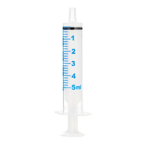 Sol-Millennium ORL072 Sol-M 5mL Oral Syringe Clear w/ Tip Cap - O-Ring