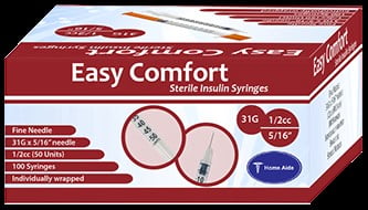 Easy Comfort Pro Insulin Syringes