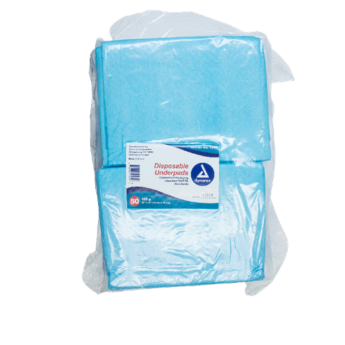 DYNAREX 1347 DYNAREX DISPOSABLE UNDERPAD 30x30 FLUFF POLY HEAVY ABSORB CS100