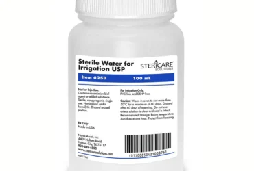 Nurse Assist 6250 Sterile Water for Irrigation 120 mL Foil Lid Bottle