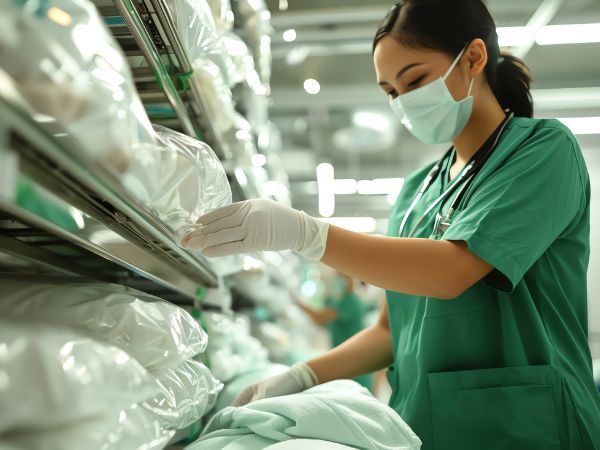 Clean medical clothing ensures patient’s safety