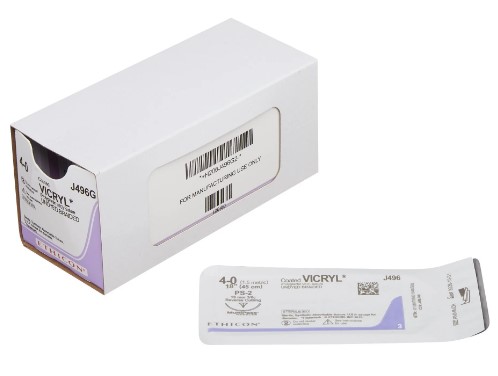 J & J Healthcare J496G Suture, Vicryl UD BR CT 4-0 18” PS2