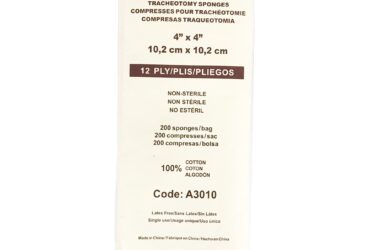 AMD RITMED A3010 GAUZE SPONGE SPLIT 12PLY 4X4 200/PK 10PK/CA