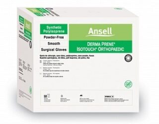 ANSELL 20686580 GLOVE SURG ORTHO DERMPRN ISO PF LF SZ8 50/BX 4BX/CA