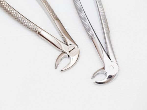 Dental forceps are often employed for removing teeth from the buccal cavity