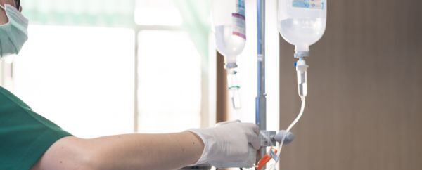 IV solutions are administered in almost 80% to 90% of the hospitalized patients