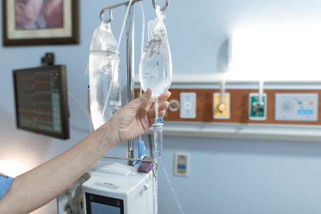 Intravenous therapy can treat dehydration as well as manage vitamin deficiencies