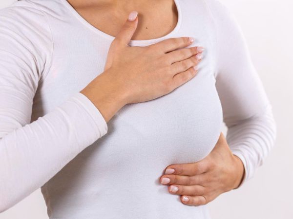 Monthly self-examination can help detect cancerous lumps in the breasts