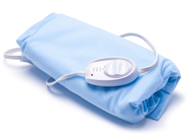 Electric heating pads provide ample coverage but can be folded for storage into small space