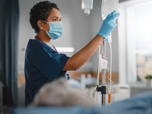 IV therapy can ensure continuous infusion of fluids in hospitalized patients