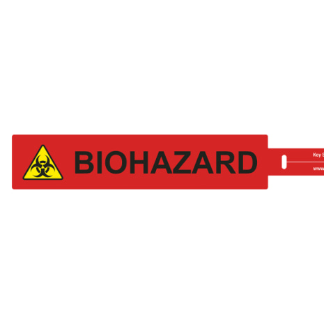 ET-104-1 SCOPE TAG RED BIOHAZARD