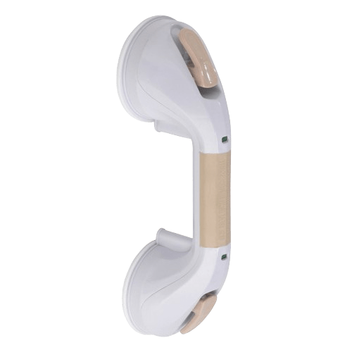 Drive Medical RTL13083 Suction Cup Grab Bar 12″ White and Beige