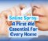 Saline Spray: A First Aid Essential for Every Home