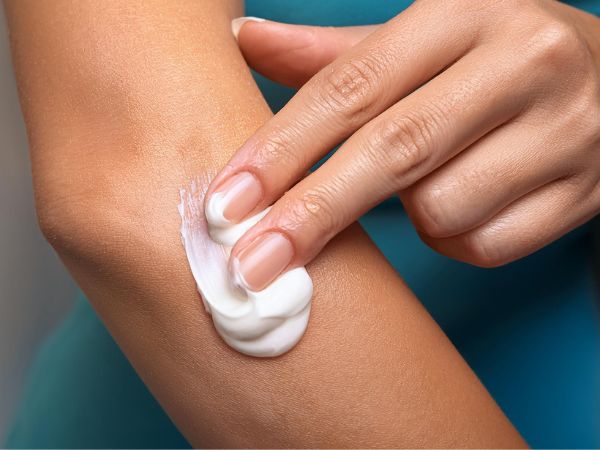 Triad cream is suitable to use on hard-to-dress areas