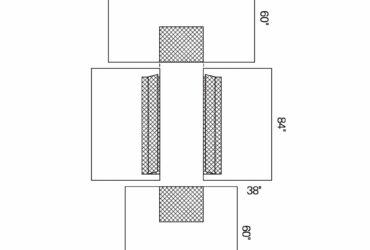 89454 DRAPE SYSTEM UNIVERSAL 100"X60