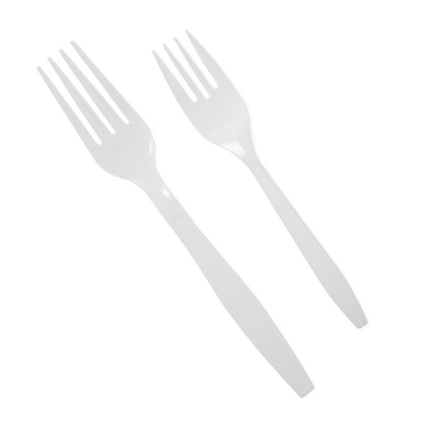 NON00291 NON00291 FORK PLASTIC POLYS WH