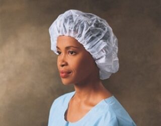 69801 SPUNBOND BOUFF CAP BLUE LG 24