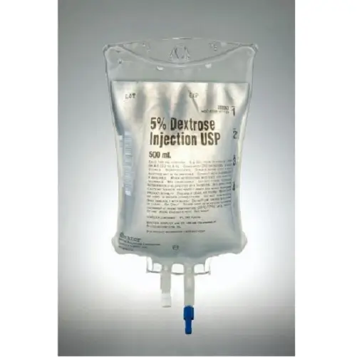 Baxter 2B0041 5% Dextrose Injection, USP in Mini-Bag Plus Container, 100 mL (80/CS)