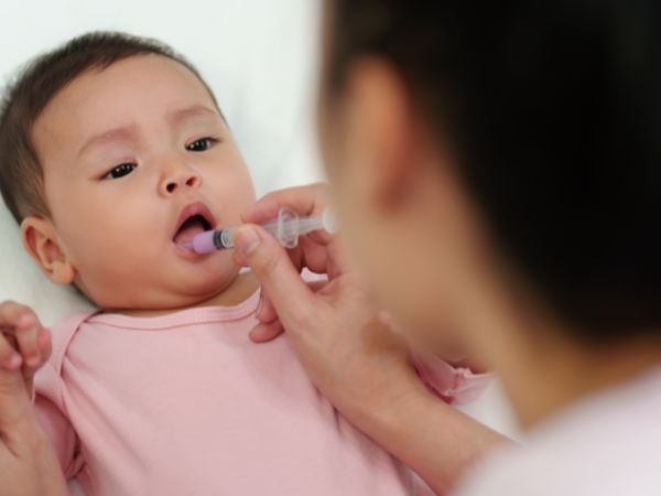 Liquid medicines are easy to take with an oral syringe rather than a medicine cup