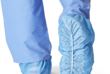 Medline Nonskid Shoe Covers Blue Size XL (CRI2003)