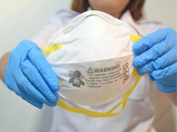 N95 masks filter out up to 95% of the airborne particles