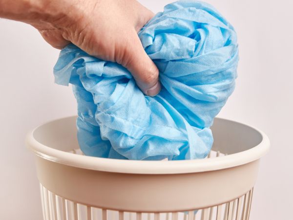 Disposable medical gowns are single-use items which are discarded after one employment