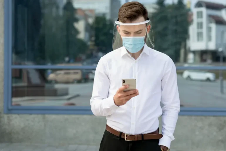 Face shields can be worn by the general public to achieve safety from airborne infections