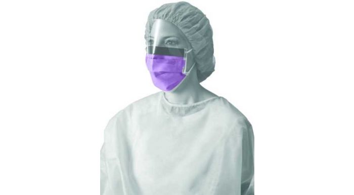 Medline Type IIR Procedural Facemask with Shield (ON27710EL)