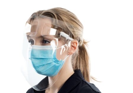 Wraparound Face Shield Better Shield™ One Size Fits Most Full Length Ventilated Reusable Non-Sterile