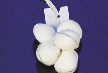 DEROYAL 30-037: SPONGE TONSIL STRING STERILE MEDIUM (Case of 100 Packs of 5)