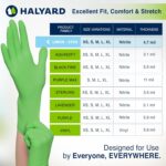 Halyard 48797: PUREZERO* LIMON-XTRA* Nitrile Exam Gloves, XS, Limon-Green Extra, 12 Inch (EXP 06/2025)