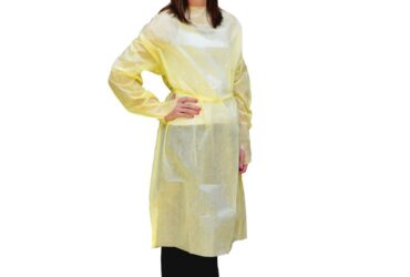 Gna450l2-cv1 Asp isolation gown yellow thumbhook universal