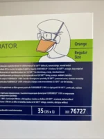 Halyard 76727: FLUIDSHIELD Surgical N95 Respirator Mask, Level 3, Orange, Regular