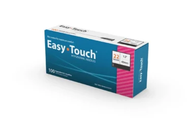 EasyTouch® Hypodermic Needle – 22G x 1.5", Sterile, Single-Use, 100/BOX | 600/CASE