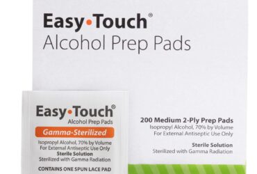 EasyTouch Sterilized Prep Pads (Spun Lace) Medium 2-Ply 802712 – 200/BX | 5000/CS