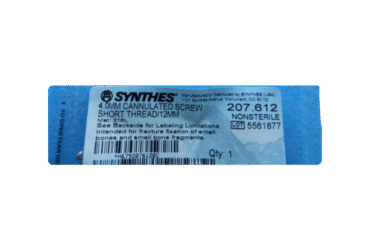 DEPUY SYNTHES 207.614 4.0mm Screw Short Thread 14mm
