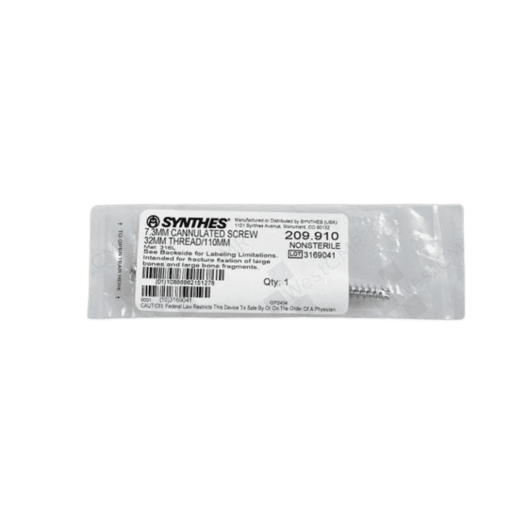 DEPUY SYNTHES 209.910 7.3mm Screw 110mm