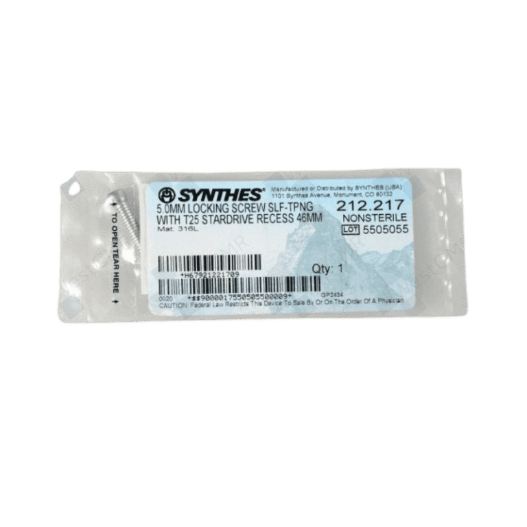 DEPUY SYNTHES 212.217 5.0mm Screw T25 Recess 46mm