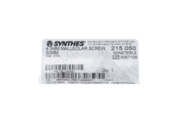 DEPUY SYNTHES 215.050 4.5mm Malleolar Screw 50mm