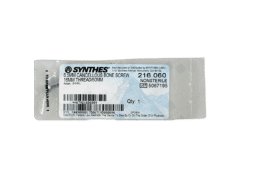 DEPUY SYNTHES 216.060 6.5mm Screw 16mm x 60mm