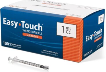 EasyTouch® 1mL Luer Lock Syringe Barrel Only (Tuberculin) – Sterile, 600 Boxes