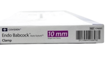 COVIDIEN 174001 ENDO BABCOCK SUTURE CLAMP 10MM