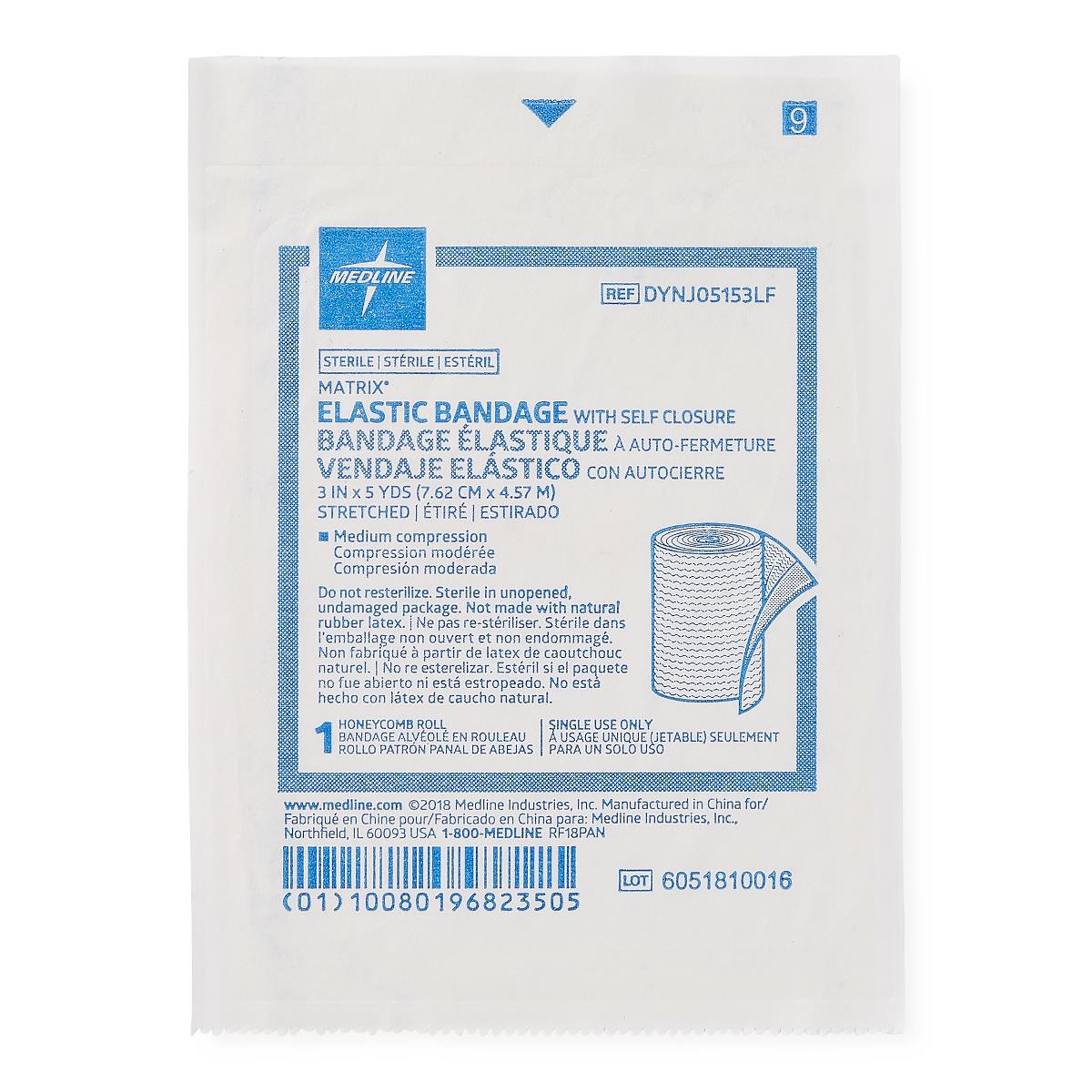 MEDLINE DYNJ05157LF Sterile Matrix Elastic Bandage - 6 inch x 10 yard MEDLINE DYNJ05157LF Sterile Matrix Elastic Bandage - 6 inch x 10 yard