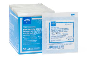 MEDLINE NON21224 Avant Standard Sterile Nonwoven Gauze Sponge