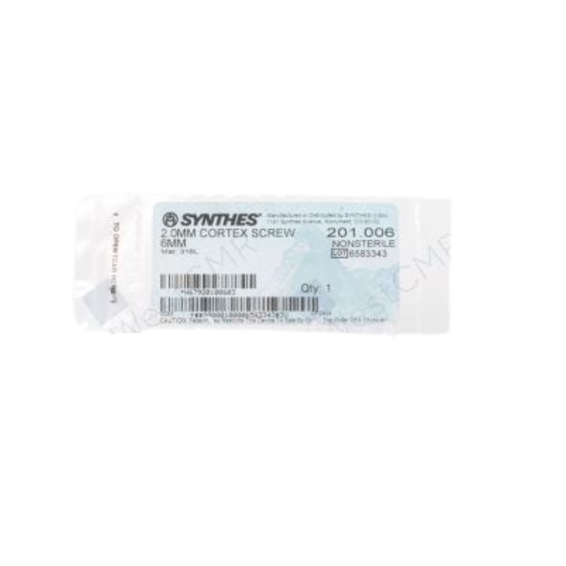 DEPUY 201.006 CORTEX SCREW 2.0MM 6MM DEPUY 201.006 CORTEX SCREW 2.0MM 6MM