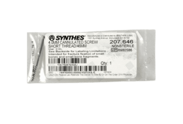 DEPUY SYNTHES 207.646 4.0MM SCREW SHORT THREAD 46MM