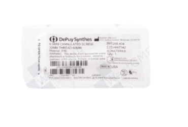 DEPUY SYNTHES 208.434 6.5MM CAN SCREW 60MM