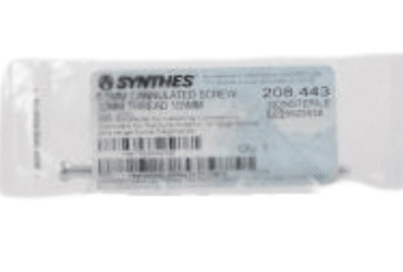 DEPUY SYNTHES 208.443 6.5MM SCREW 32MM THREAD 105MM